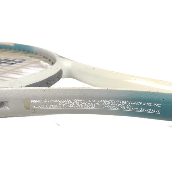 Vintage 1989 Prince Tricomp 110 Tennis Racket Graphite Fiberglass Kevlar 16/19 - Picture 2 of 10